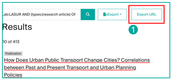 Bouton Export URL (1)