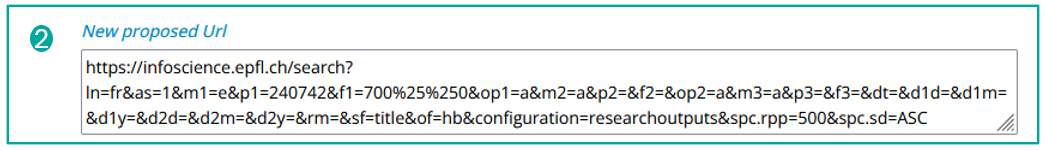 Infoscience-Exports — champ New proposed URL (2)