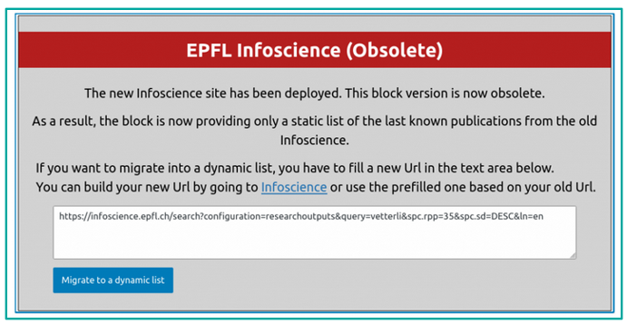 Bloc WordPress — notification d'obsolescence (1)(2)