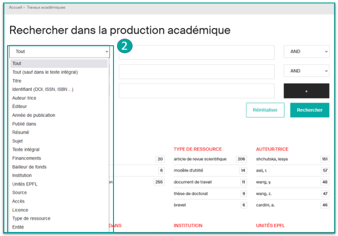 Menu Explorer — index disponibles (2)