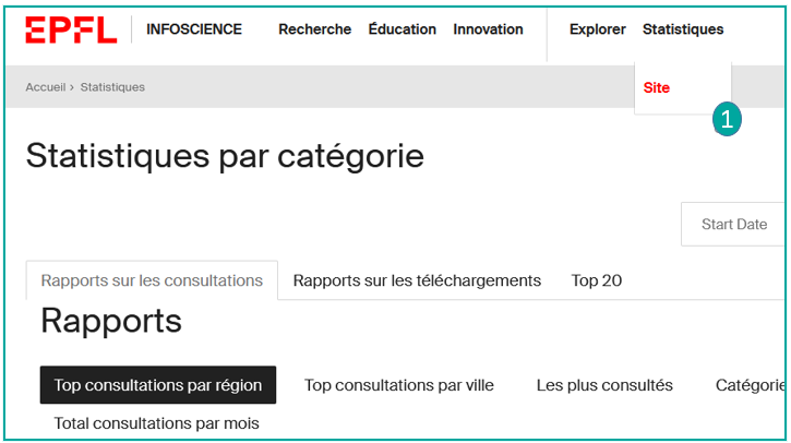 Statistiques du site (1)